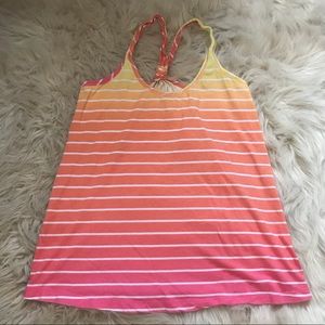 Ombré racerback tank top size XS